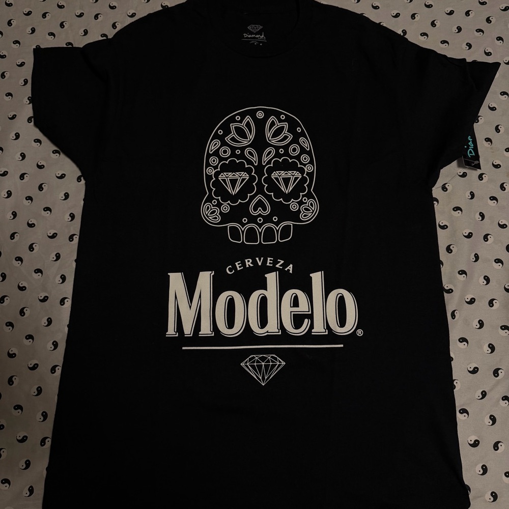 NWT Diamond Supply Company x Modelo Sketch T Shirt Black